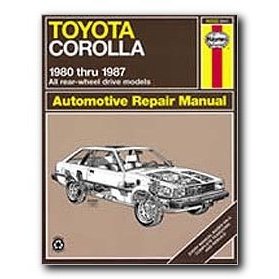 Show details of Haynes Toyota Corolla Rear-wheel drive (80 - 87) Repair Manual.