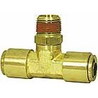 Show details of Imperial 91257 Brass AIR Brake Swivel Male Branch Run Tee 3/8"x1/4" (Pack of 3).