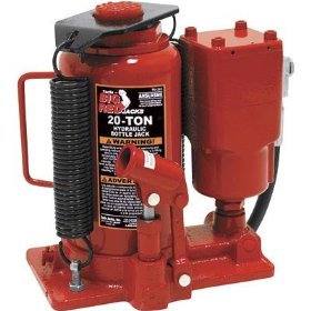 Show details of Torin Air/Hydraulic Bottle Jack - 20-Ton, Model# TA92006.