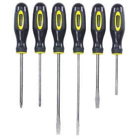 Show details of Stanley 60-100 10-Piece Standard Fluted Screwdriver Set.