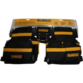 Show details of DEWALT D5100SM Heavy Duty Ballistic Nylon Tool Belt, Waist 28 Inch to 38 Inch.