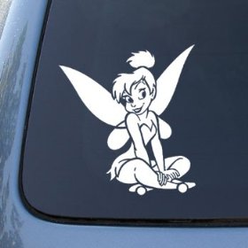Show details of TINKERBELL - Vinyl Decal Sticker #A1035 | Vinyl Color: White.