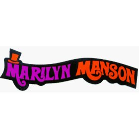 Show details of Marilyn Manson - Wonka Style Logo with Tophat - Sticker / Decal.