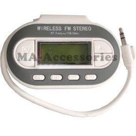 Show details of 200-CH LCD STEREO CAR FM TRANSMITTER FOR MP3 IPOD NEW.