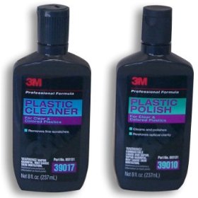 Show details of 3M Plastic Cleaner & Polish Combo.