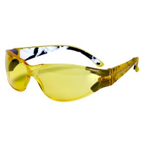 Show details of Body Glove 90380 V-Line High-Impact Safety Glasses, Yellow Frame, Yellow Lens.