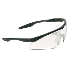 Show details of MSA Safety Works 10021259 Straight Temple Safety Glasses, Clear.