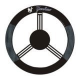 Show details of New York Yankees Mesh Steering Wheel Cover.