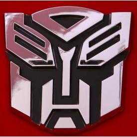 Show details of Autobot Transformer Chrome Emblem.