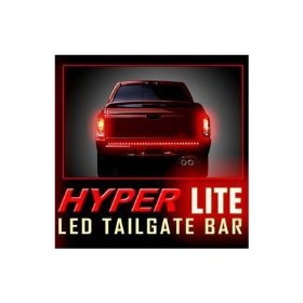 Show details of Recon 26412 49" Red Hyperlite "Line of Fire" LED Tailgate Light Bar - Fits most flare side and smaller trucks & SUV's.