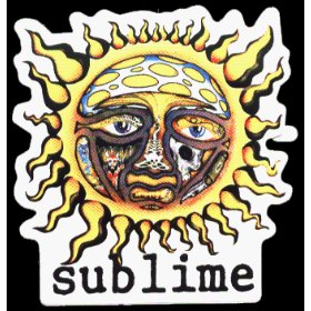 Show details of Sublime - 40 Ounces to Freedom Sun Logo - Sticker / Decal.