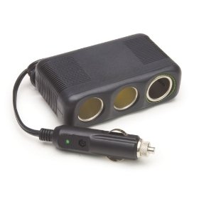 Show details of 12V, 3 Outlet Platinum Fused Series Cigarette Lighter Adapter with 30"" Cord".