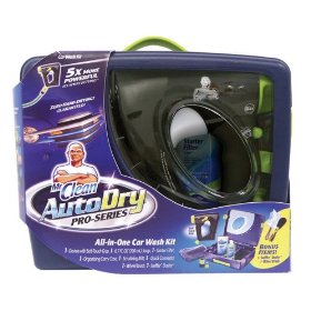 Show details of Mr. Clean AutoDry Pro-Series All-in-One Car Wash Kit.