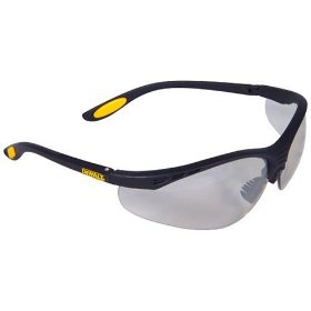 Show details of Dewalt DPG58-9C Reinforcer Indoor/Outdoor High Performance Protective Safety Glasses with Rubber Temples.