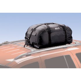 Show details of Highland 10396 Black Car Top Luggage Waterproof Rolling Duffel Bag.