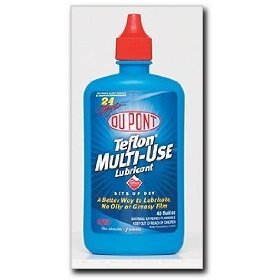 Show details of DuPont Multi-Use Lubricant with Teflon Fluoropolymer, 4 oz. squeeze bottle.