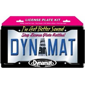 Show details of Dynamat 19100 License Plate Kit.