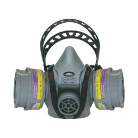 Show details of AO Safety 95090 Quicklatch PRO Dual Cartridge Respirator.