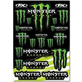 Show details of Factory Effex Sponsor Sticker Kit - --/Monster.