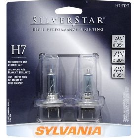 Show details of Sylvania H7ST 12V55W SilverStar High Performance Halogen Headlight Bulb BP 8 Twin.