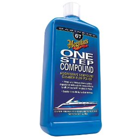 Show details of Meguiar's M6732 Marine One-Step Compound - 32 oz..