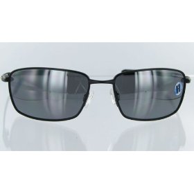 Show details of 12-913 - Oakley Nanowire 4.0 Sunglasses Black Frame with Polarized Black Iridium Lens.