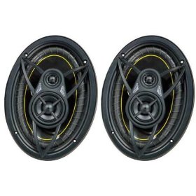 Show details of Kicker DS6930 6x9 70W RMS DS Series 3 Way Car Speaker.