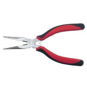 Show details of Fuller 405-2925 Pro 5-Inch Long Nose Cutting Plier with Comfort Grips.