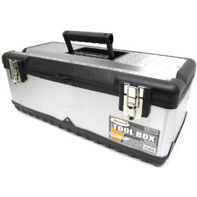 Show details of HOMAK SS00122500 23-Inch Stainless Steel Tool Box.