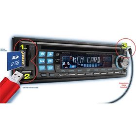 Show details of NEW VR3 CD WMA MP3 PLAYER RDS CAR STEREO w/ EQUALIZER.