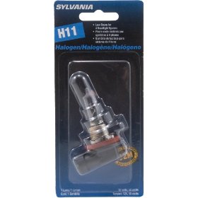 Show details of Sylvania 64211 H11 12V55W BP 6 Halogen European Headlight.