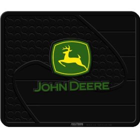 Show details of John Deere Factory Style Molded 14" x 17" Utility Mat.
