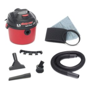 Show details of Shop-Vac 58602-04 2-1/2-Gallon 2-Horsepower Wet/Dry Vacuum.