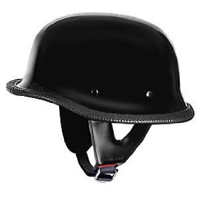 Show details of German Helmets DOT German Motorcycle Helmet 115Black in Size 2XL.