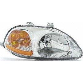 Show details of 96-98 HONDA CIVIC HEADLIGHT RH (PASSENGER SIDE), COMBO (1996 96 1997 97 1998 98) 20-3161-01 33101S01A01.