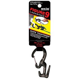 Show details of Nite Ize C9S-02-01 Small Figure 9 Carabiner, Black.