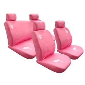 Show details of Free Upgrade Any Shipping Service to Priority Mail (Only Takes About 2-3days.) Univerisal Seat Cover Full Set Bloom Pink.