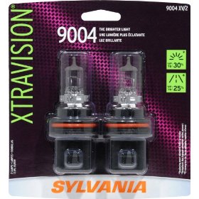 Show details of Sylvania 9004 Xtra-Vision Halogen Headlight - Pack of 2 Bulbs.