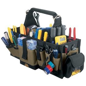 Show details of Custom LeatherCraft 1530 43-Pocket Electrical and Maintenance Tool Carrier.