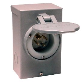 Show details of Reliance Controls PB20 20 Amp Power Inlet Box.