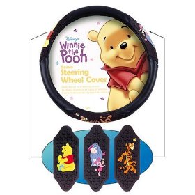 Show details of Winnie The Pooh And Friends Steering Wheel Cover.