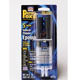 Show details of Permatex 84101 PermaPoxy 5 Minute General Purpose Epoxy -- Crystal Clear.
