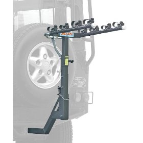 Show details of Allen Deluxe 4-Bike Hitch Mount Rack for Vehicles with Rear Mounted Spare Tire (2-Inch Receiver).