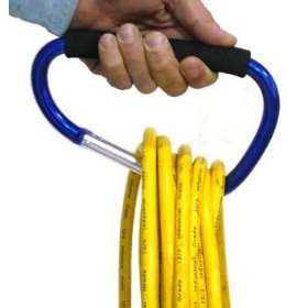 Show details of Extra-Large 6-1/2" Snap Hook - Carabiner Carry Handle with Soft-Grip.