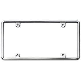 Show details of Cruiser Accessories 21330 Slim Rim, Chrome License Plate Frame.