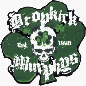 Show details of Dropkick Murphys - Est. 1996 - Irish Shamrock / 3 Leaf Clover Logo - Sticker / Decal.