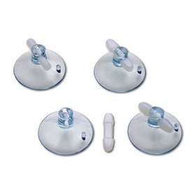 Show details of Cruiser Accessories 78410 Suction Cups, Clear, 4 pack.