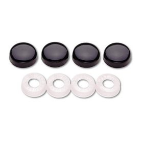 Show details of Cruiser Accessories 82050 Screw Covers, Black.
