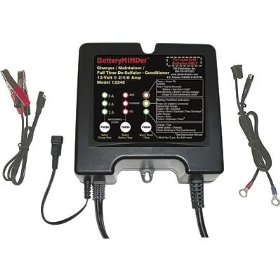 Show details of BatteryMinder Battery Charger / Maintainer / Desulphator / Conditioner - 12 Volt 2/4/8 Amp, Model# 12248.