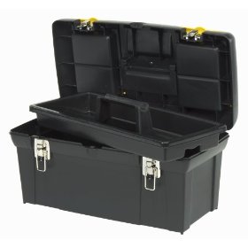Show details of Stanley Consumer Storage 024013R 24-inch Series 2000 Tool Box with Tray.